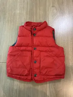 GAP 80サイズ ダウンベスト 赤