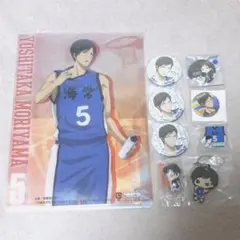 黒子のバスケ 海常高校 森山由孝 J-WORLD 景品 缶バッジ グッズセット