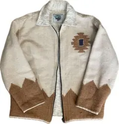 KOMODO ハンドメイド　ジップブルゾン