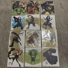 ワンピース 色紙 12枚セット