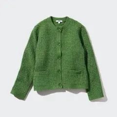 長袖 ノーカラージャケット