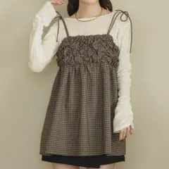 hinari フラワー刺繍チュールレースワンピース sサイズ - メルカリ