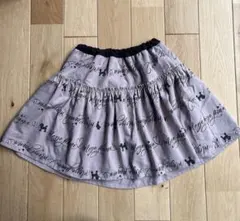 メゾピアノ　プードルスカート　140cm 女の子　キッズ　ミニスカート　パープル