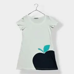 ブラーミン りんご グリーンアップル ストーン 半袖 Tシャツ ホワイト 38
