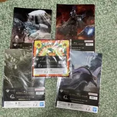 モンスターハンターワイルズ 一番くじ G賞 4枚F賞1枚