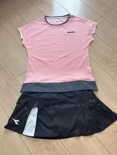 美品】DIADORA ディアドラ テニスウェア 上下セットアップ レディース