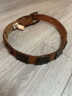 DIESEL ブラウンレザー ベルト