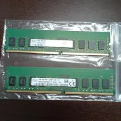 SK hynix 4GB DDR4 メモリー 2枚セット※ジャンク品のサムネイル