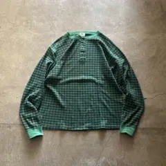 90s L.L.bean ヘンリーネックロンT USA製のサムネイル
