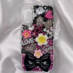 iPhone16 y2k ギャル　デコケース　デコ電　埋め尽くし　平成