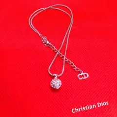 Christian Dior ヴィンテージ シルバーネックレス