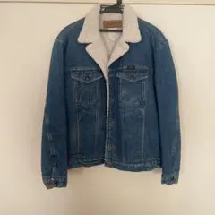 古着ラングラー Wrangler デニムボアジャケット メンズXL ヴィンテージ