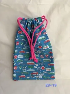 【ハンドメイド】巾着　給食袋