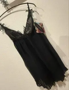 モデル掲載【ANNEBRA ドレス 大人キャミ⠀】②点セット ブラック
