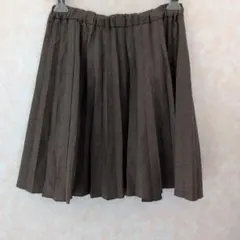 UNIQLO チェック柄プリーツスカート 120