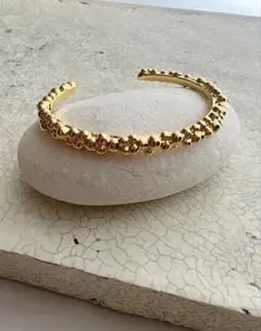 【新品未使用】Chieko+ チエコプラス caviar bangle ゴールド CHIEKO + チエコプラス caviar bangle † gold