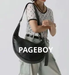 PAGEBOY ページボーイ 2way ヘンケイ ショルダーバッグ ブラック