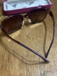 zoff smart パープルフレーム サングラス