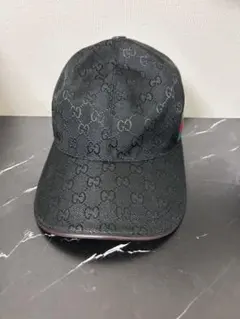 GUCCI GG柄 ベースボールキャップ ブラック