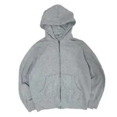 UNIQLO グレー ジップアップパーカー