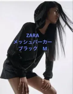 ZARA メッシュパーカー