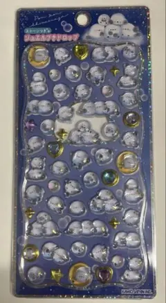 ストーンつき ジュエルプチドロップ シマエナガ