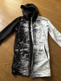 civarize シヴァーライズ 白 黒 グラフィックパーカー フード付き 44