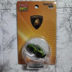 チョロQ ZERO　ランボルギーニ　AVENTADOR　黄緑