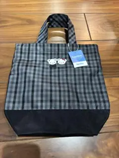 ク*☆様 familiar チェック柄トートバッグ