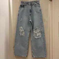 LOWRYSFARM レースデニム Sサイズのサムネイル