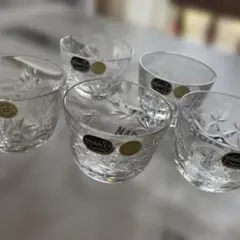 ボヘミアクリスタルグラス 5個セット