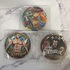 ワンピース 輩缶バッジ 29弾 ボルサリーノ 黄猿 ティーチ 黒ひげ
