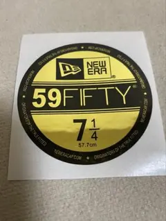 ニューエラ　キャップ　ステッカーシール　1/4
