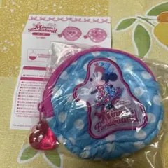 ディズニー カプセルトイ ミニー ポーチ 水玉