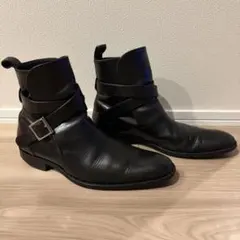 D&G ブラックレザー エンジニアブーツのサムネイル