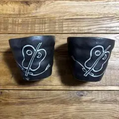 【もっちゃん様リクエスト品】丸越陶器店 相撲 湯呑み 、お茶碗セット