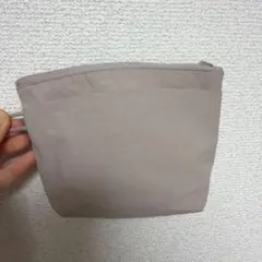 無印良品 リンクルナイロン　マチ付きポーチ　ピンク　Ｓのサムネイル