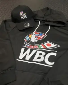 WBC ボクシング　パーカー＆キャップ　2点セット　サイズXL ブラック