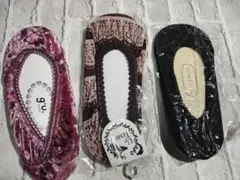 fairygrunge新品カバーソックス 3足セット ピンク ブラウン 黒Y2K