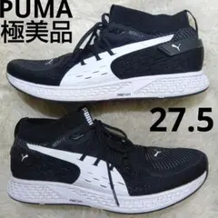 極美品　PUMA プーマ ランニング 27.5 黒 メッシュ　NETFITのサムネイル