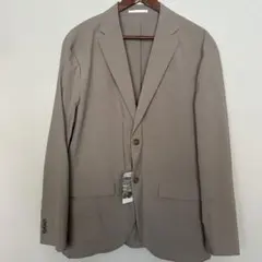 【新品】UNIQLO ユニクロ　感動ジャケット　大きいサイズ ベージュ XL
