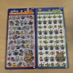 ズートピア・トイ・ストーリー ボンボンドロップミニシール 2セット