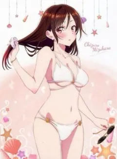 彼女お借りします　水原千鶴　くじ引き堂　A賞等身大シーツ 彼女、お借りします」オンラインくじ 水原千鶴とお誕生日デート