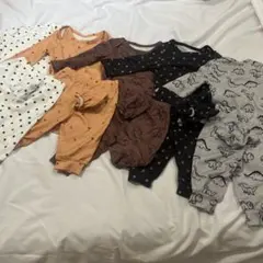 shein ロンパース　1〜3m 赤ちゃん　ミトン　ベビー服　５点セット