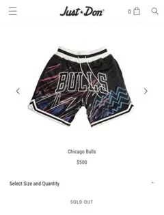 Just Don : basket shorts Chicago bullsのサムネイル