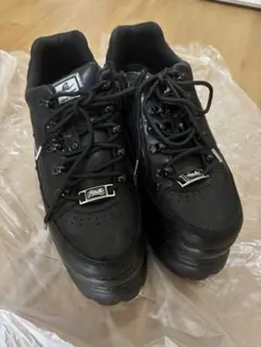 YOSUKE ヨースケ スニーカー 厚底 ブラック 黒