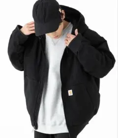 カーハート キルティングライナー ダックコットン アクティブジャケット