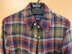 A.P.C. アーペーセー　長袖チェックシャツ　Sサイズ