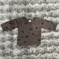ミッキーマウス長袖Tシャツ 60-70cm