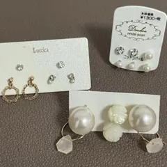 は*ん様 ピアス　まとめ売り　パール系